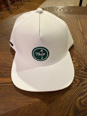 TRUE Lux Tech 5-Panel Snapback | Members Only - White (True Linkswear) neverworn